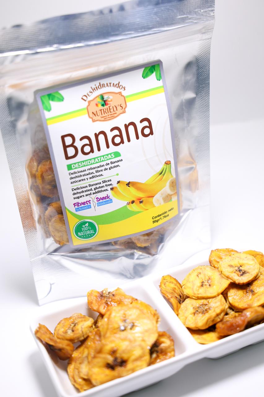 Banana deshidratado 50gr